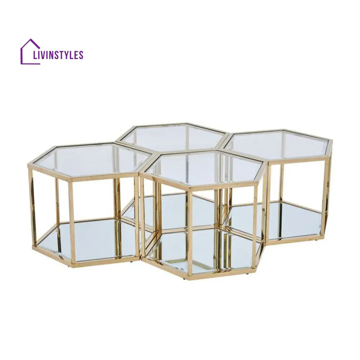 Anaya Metal Coffee Table For Living Room