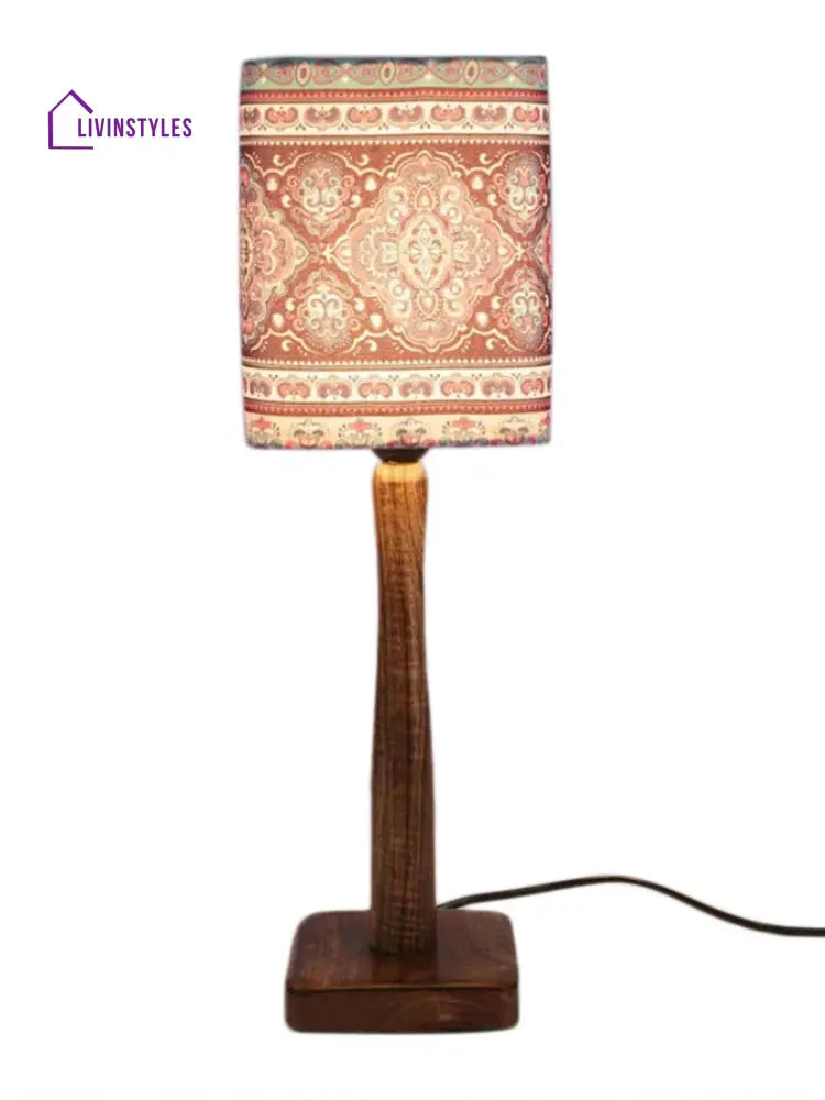 Ancient Art Wooden Lamp