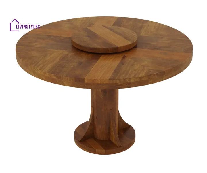 Anfisa Round Dining Table And Chairs For 6