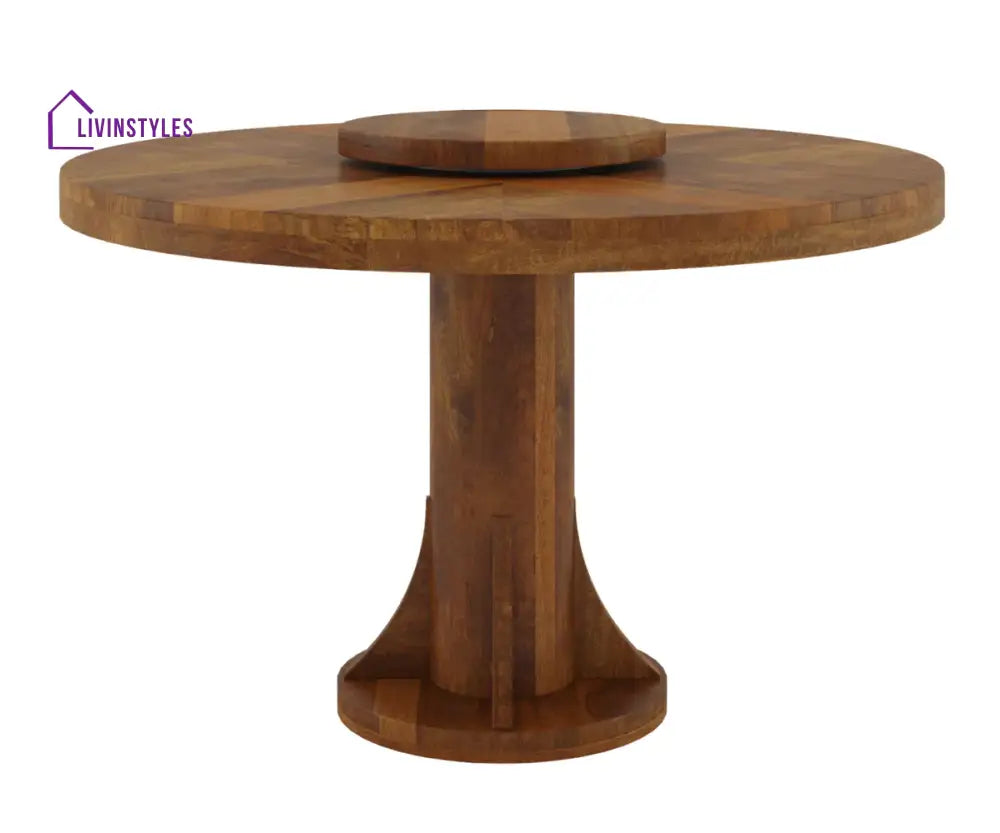 Anfisa Round Dining Table And Chairs For 6