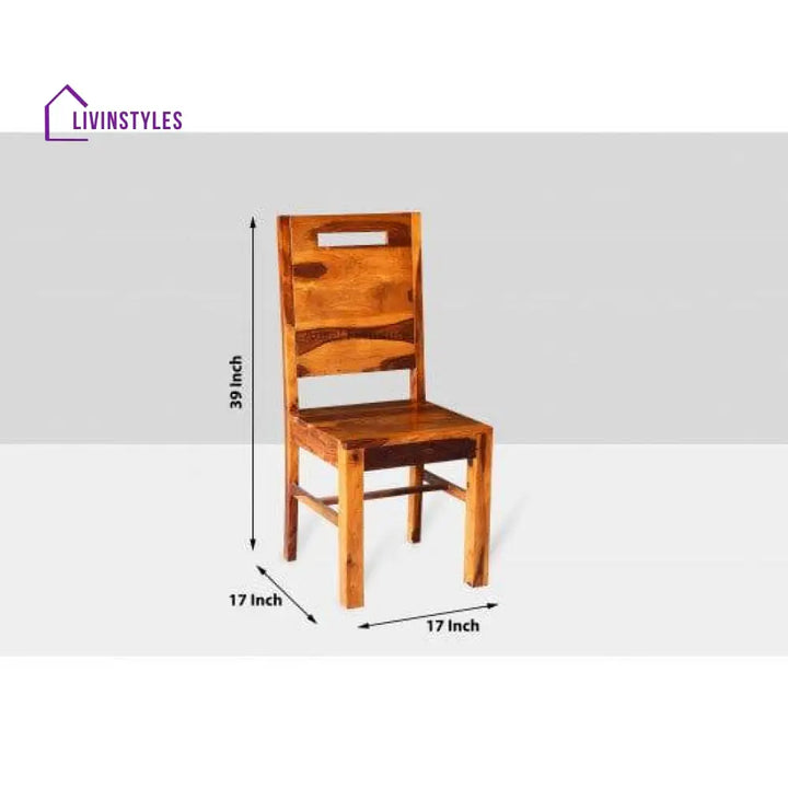 Angel’s Solid Sheesham Wood Six Seater Dining Set With Folding Table And Bench (Six Honey Finish)