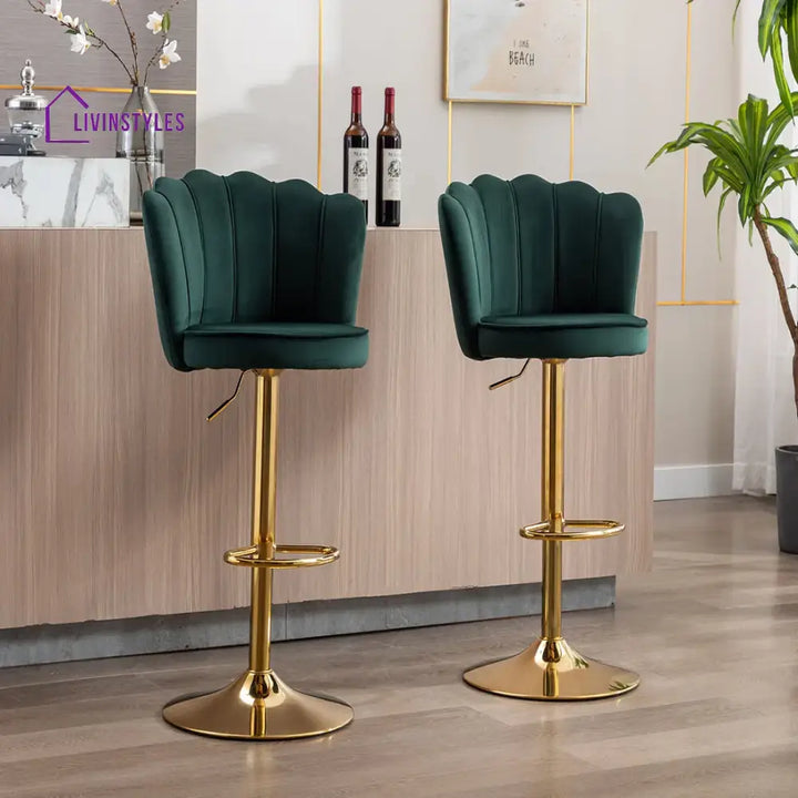 Aniket Green Color Avidan Bar Stool