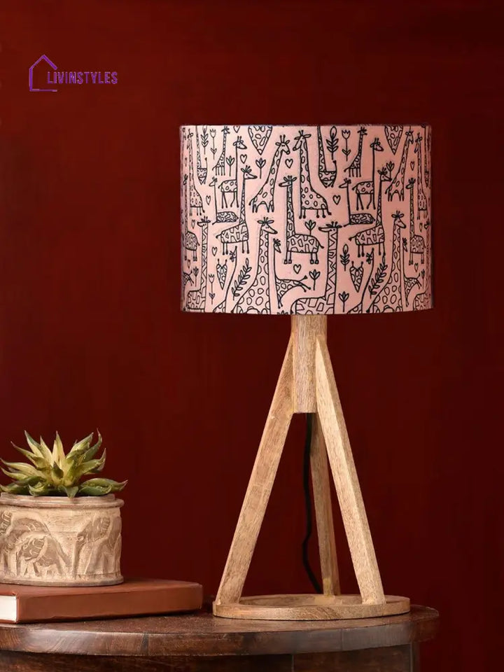 Animal Farm Trio Wooden Lamp