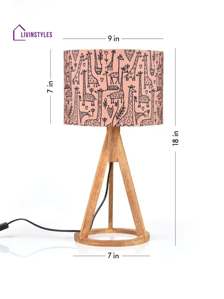 Animal Farm Trio Wooden Lamp