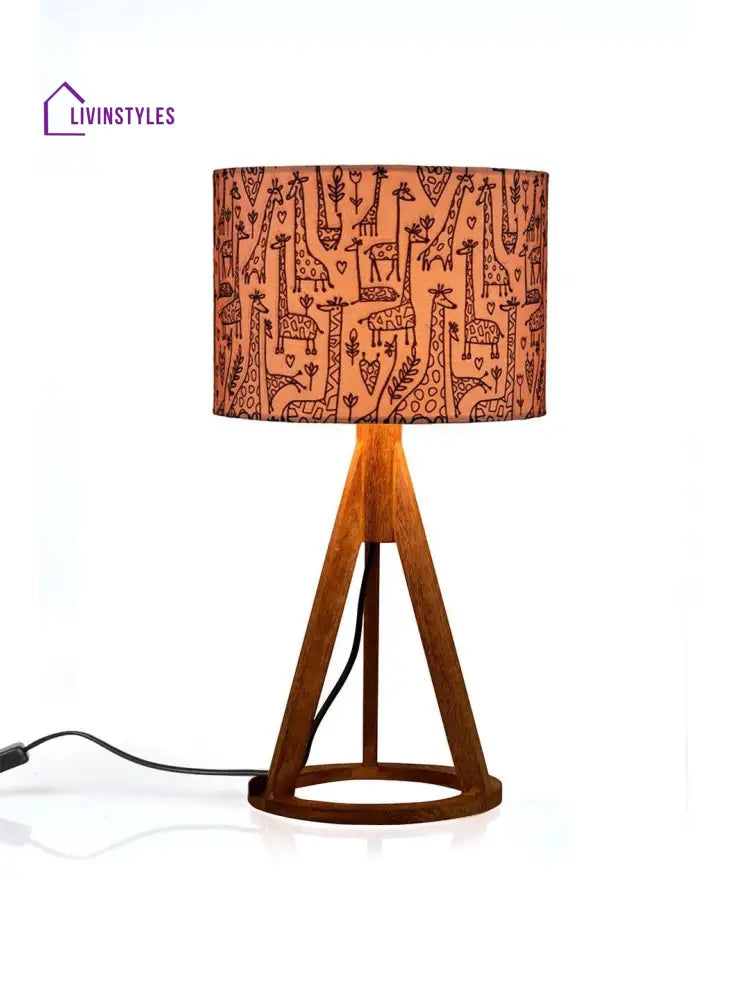 Animal Farm Trio Wooden Lamp