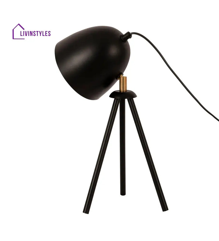 Anis Tripod Desk Lamp Black Table