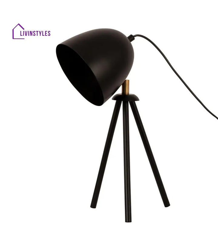 Anis Tripod Desk Lamp Black Table