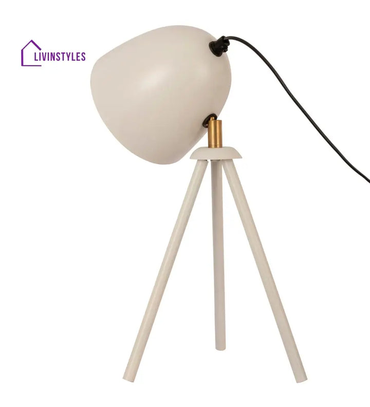 Anis Tripod Desk Lamp White Table