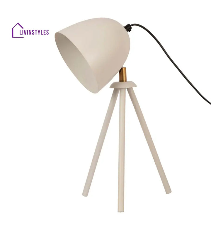 Anis Tripod Desk Lamp White Table