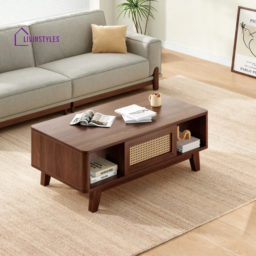 Anisha Sheesham Wood Coffee Table For Living Room