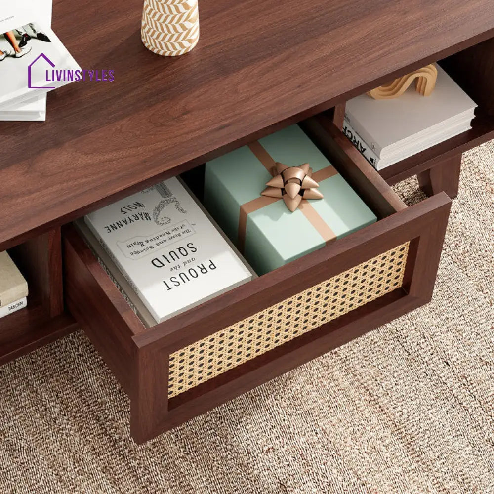 Anisha Sheesham Wood Coffee Table For Living Room