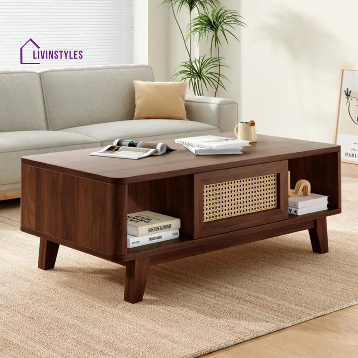 Anisha Sheesham Wood Coffee Table For Living Room