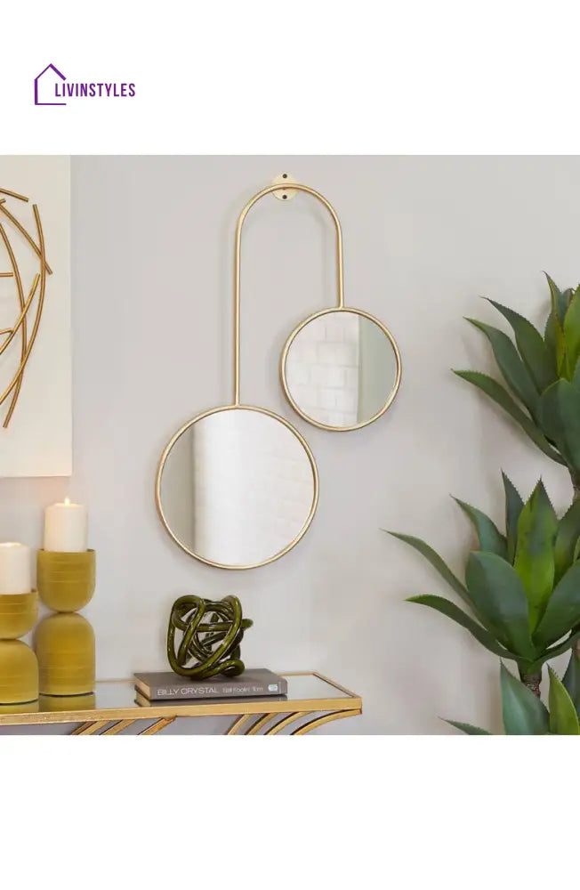 Anjali Circle Drop Wall Mirror