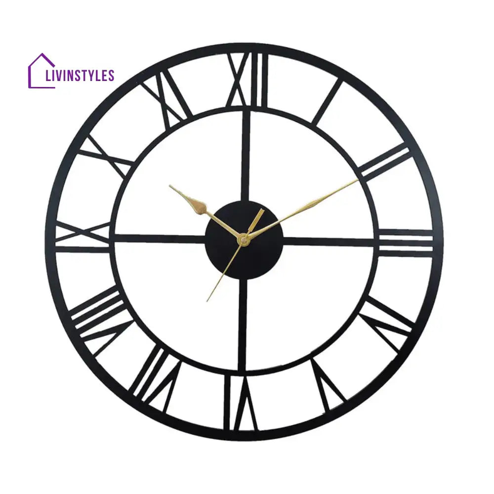 Antique Metal Wall Clock