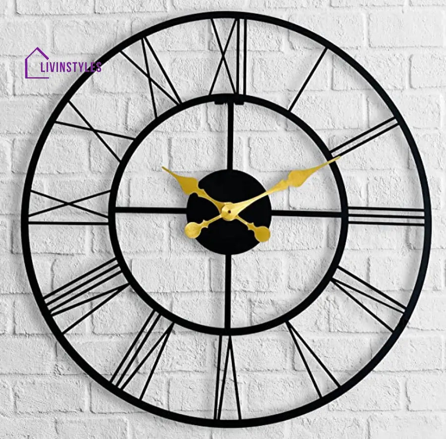 Antique Metal Wall Clock