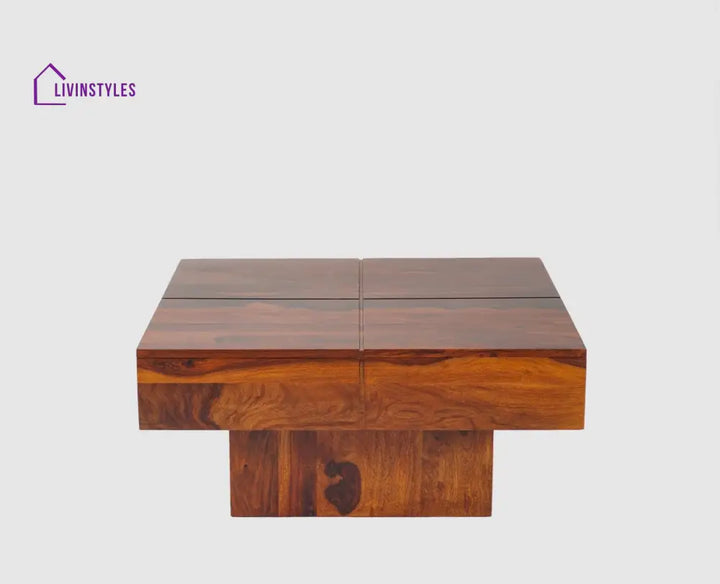 Antonina Sheesham Wood Square Coffee Table