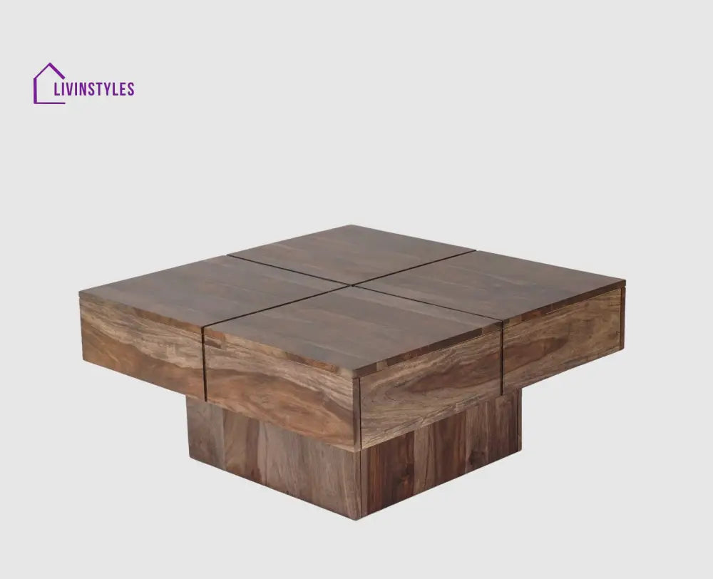 Antonina Sheesham Wood Square Coffee Table