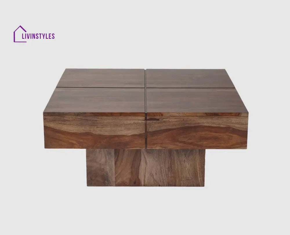 Antonina Sheesham Wood Square Coffee Table