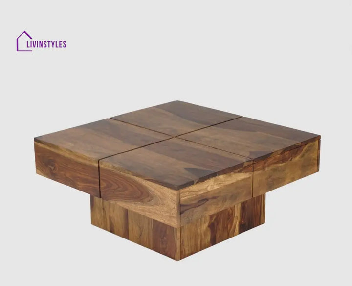 Antonina Sheesham Wood Square Coffee Table