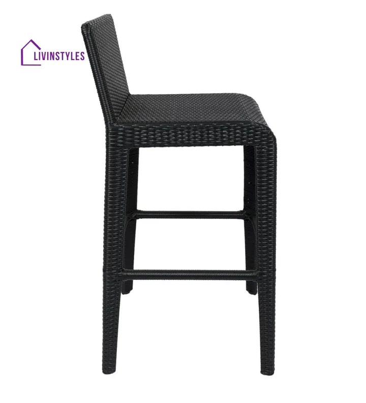 Aparna Outdoor Patio Bar Sets 2 Chairs And 1 Table (Black)