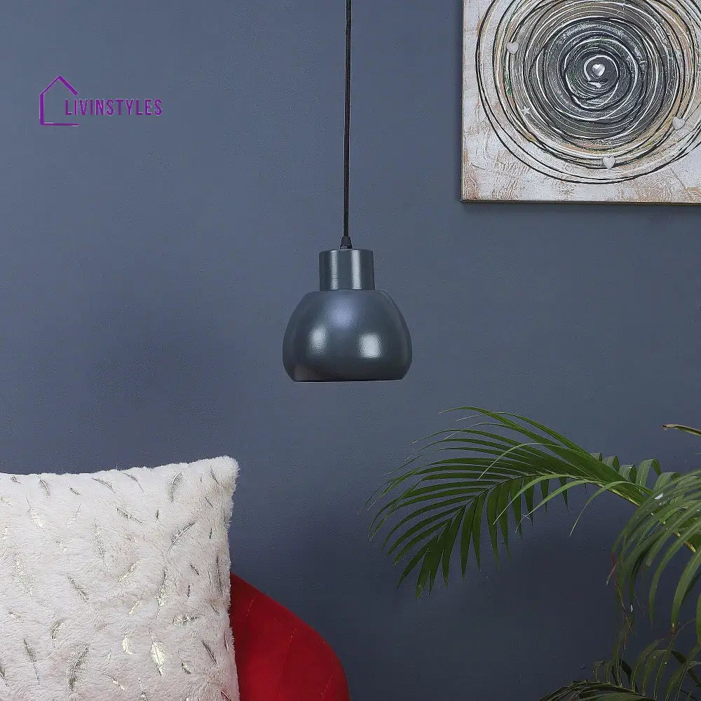 Apple Grey Metal Hanging Light By Ss Lightings Lamp