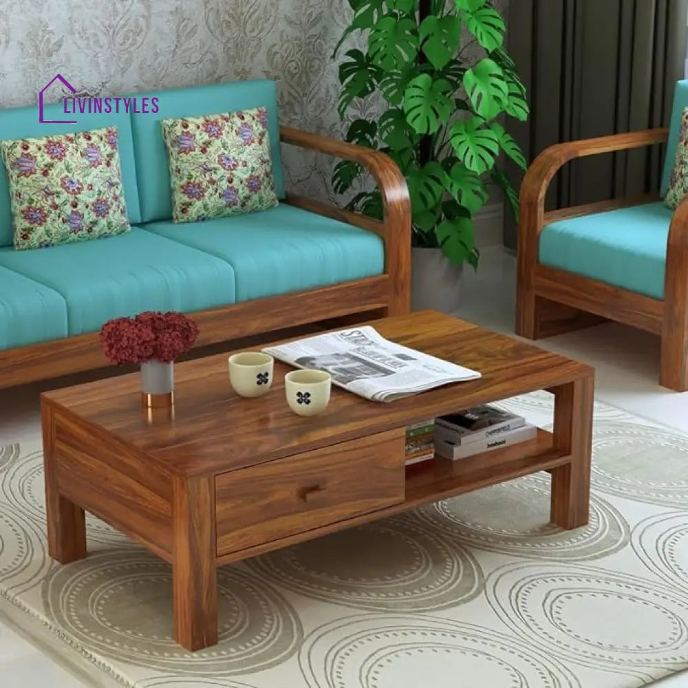 Arabic Solid Sheesham Wood Coffee Table - 1 Year Warranty Tables