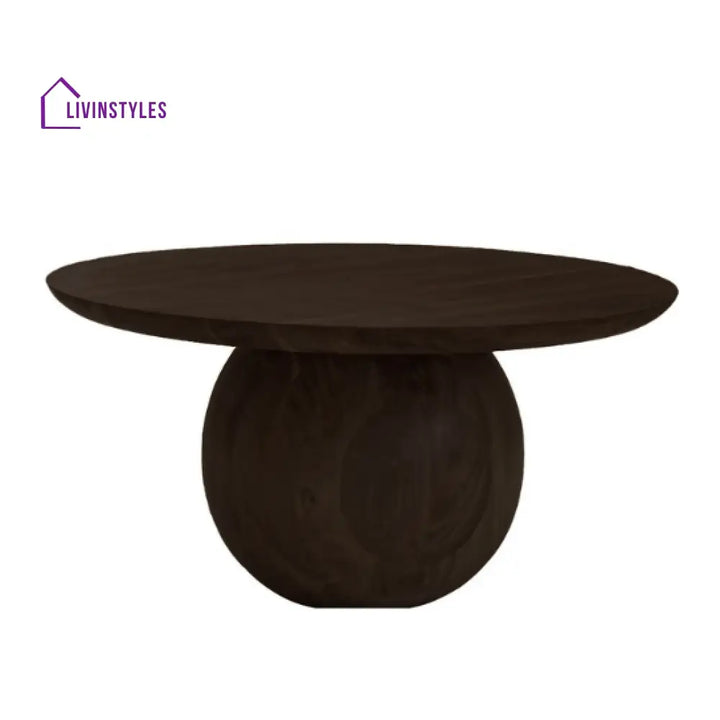 Arav Solid Wood Coffee Table |Coffee For Living Room | Centre - Walnut