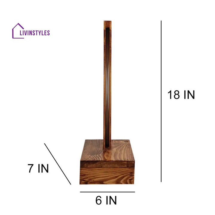 Arc Led Wooden Table Lamp Lamps