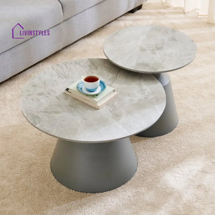 Arkhip Metal Coffee Table Set for Living Room