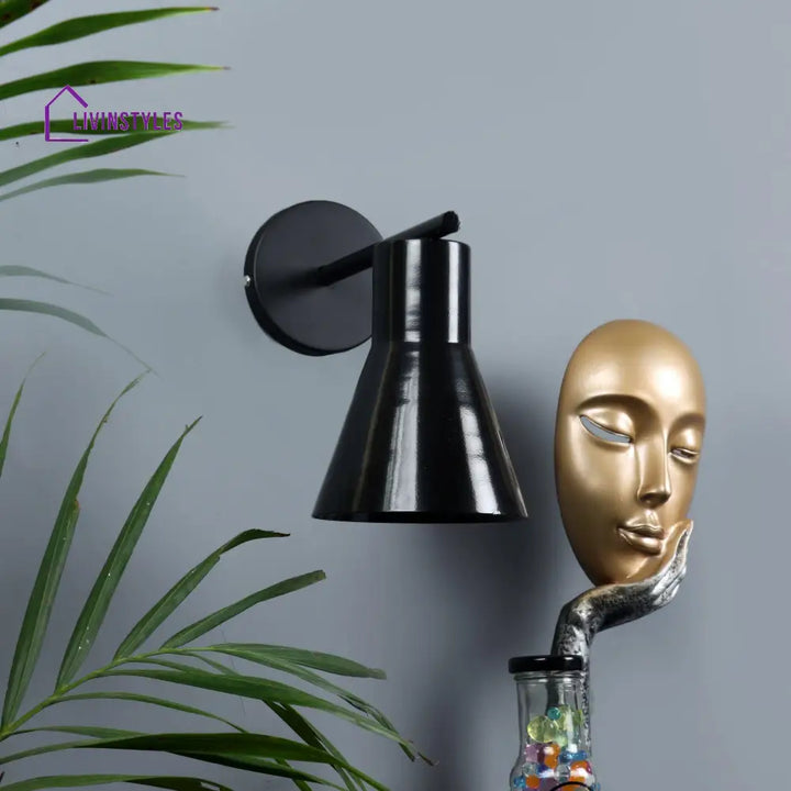 Art Deco Black Metal Wall Light By Ss Lightings Lamp