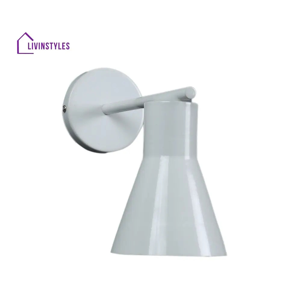 Art Deco White Metal Wall Light By Ss Lightings Lamp