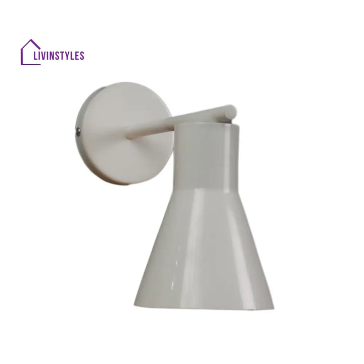 Art Deco White Metal Wall Light By Ss Lightings Lamp