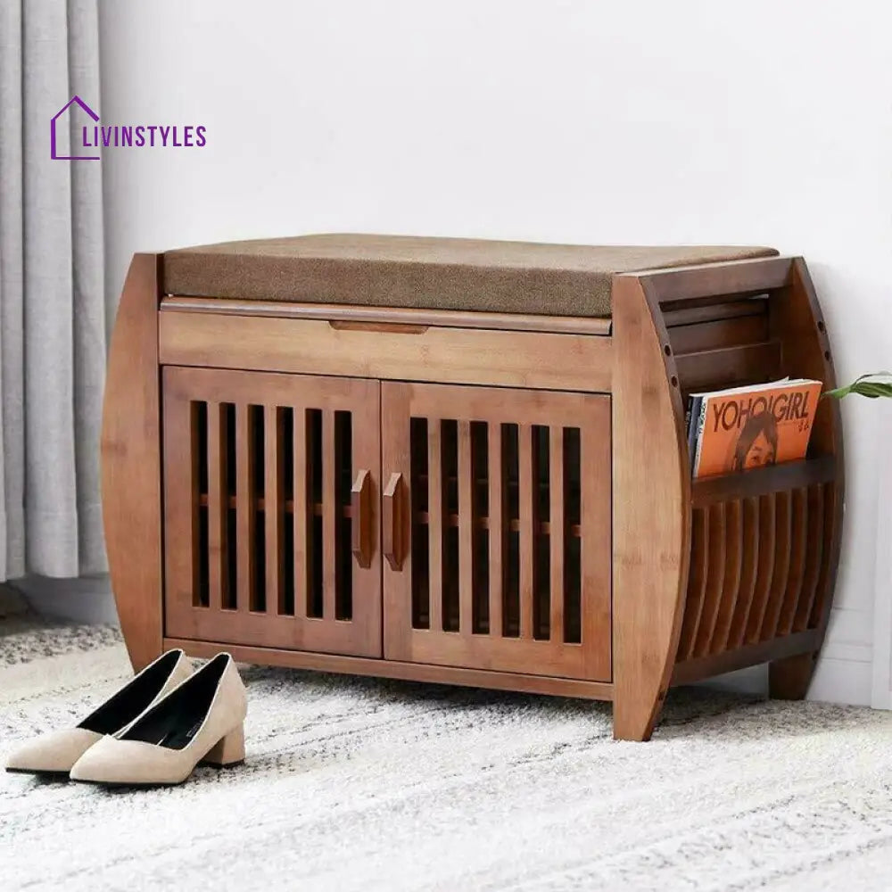 Artem Solid Wood Shoe Rack