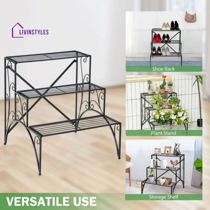 Aruna Metal Plant Stand For Balcony