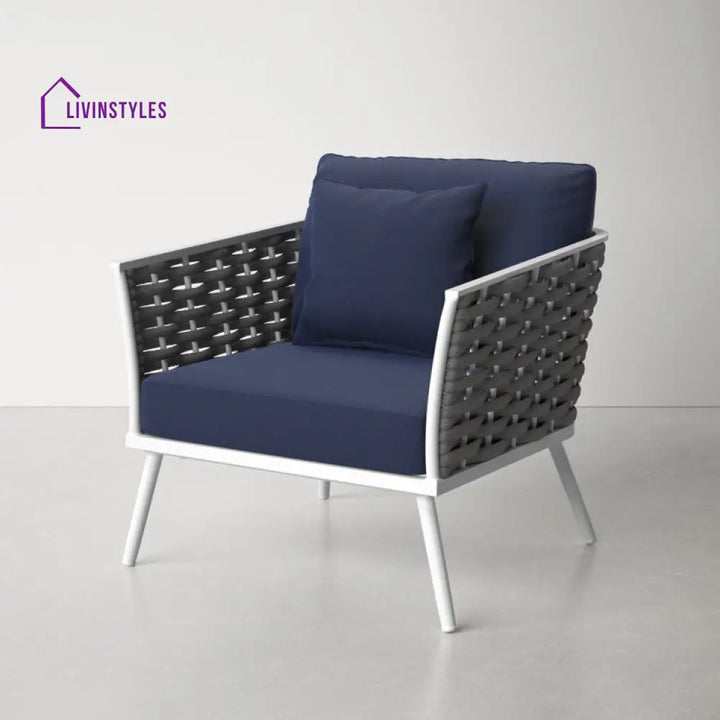 Aryaan Outdoor Aluminum Dining Armchair