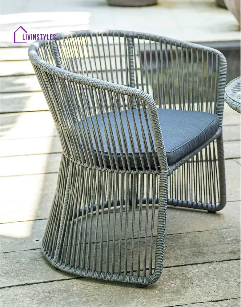 Aryan Patio Bistro Set (Grey)