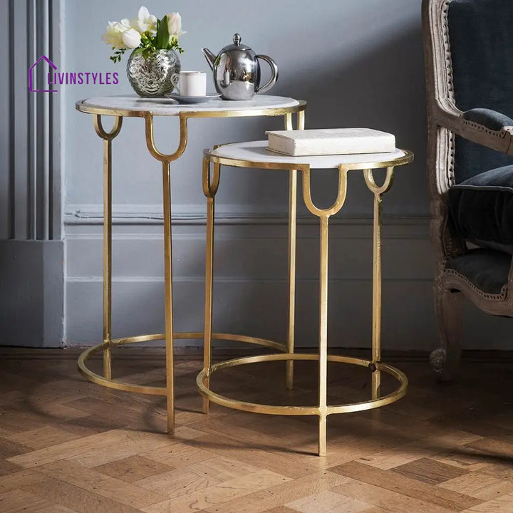 Ashama Metal Side Table For Living Room