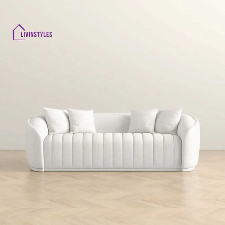 Ashwini Fabric Three Seater Sofa For Living Room