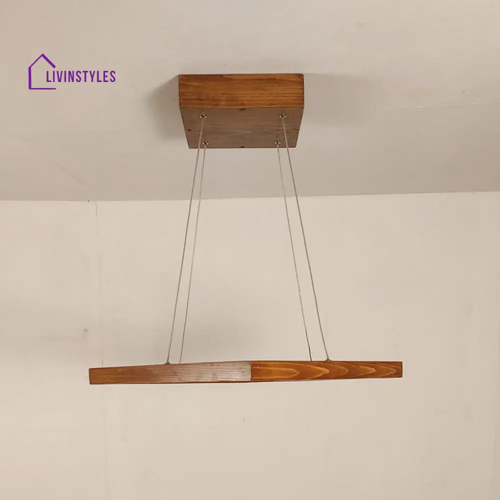 Atrium Brown Square Led Hanging Lamp Lamps