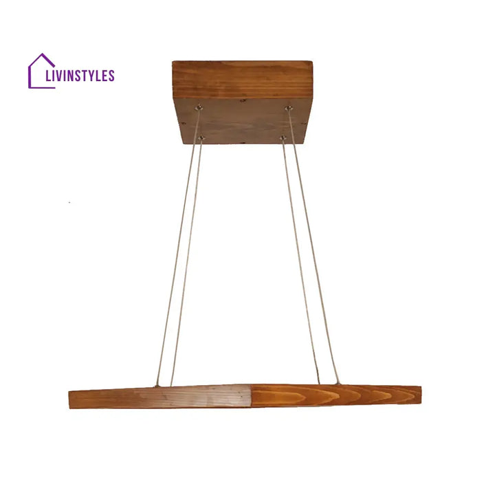 Atrium Brown Square Led Hanging Lamp Lamps