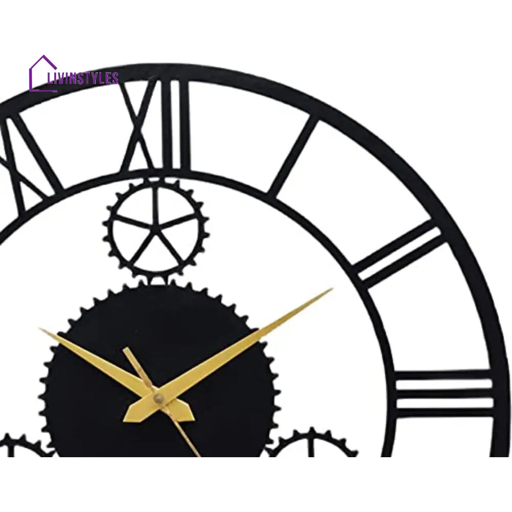 Attractive Gear Metal Wall Clock