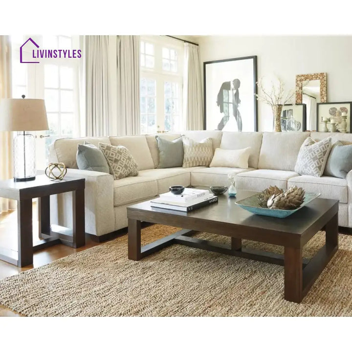 Aureliya Sheesham Wood Coffee Table for Living Room