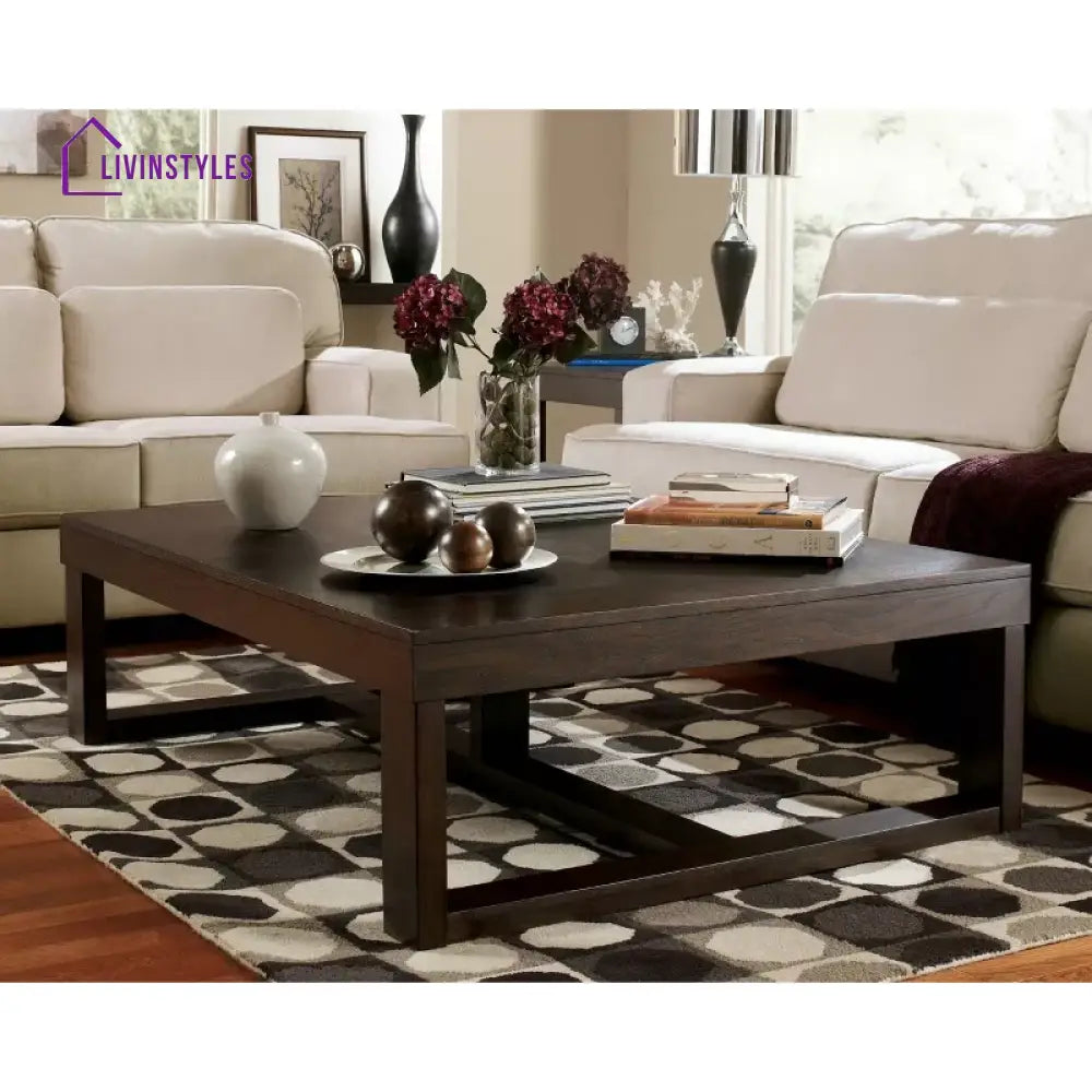 Aureliya Sheesham Wood Coffee Table for Living Room