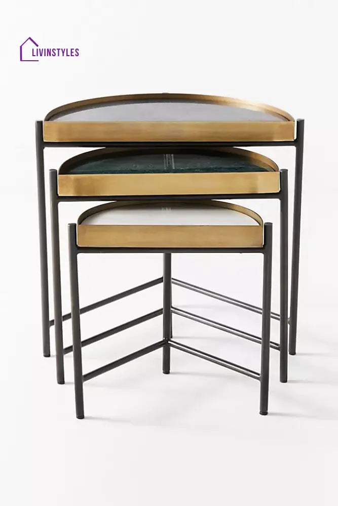 Austin Marble Nesting Table Set End Tables