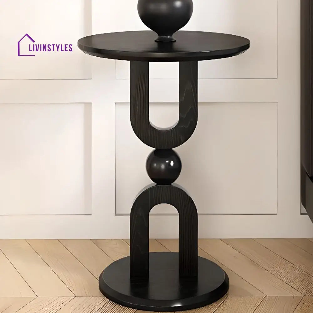 Autumn Wooden Side Table for Living Room