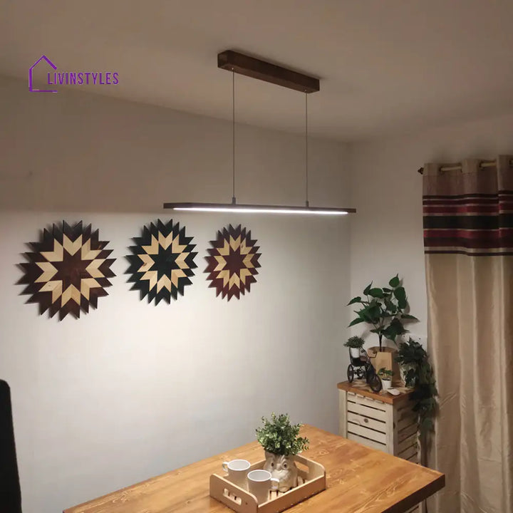 Avril 36 Brown Led Hanging Lamp Lamps