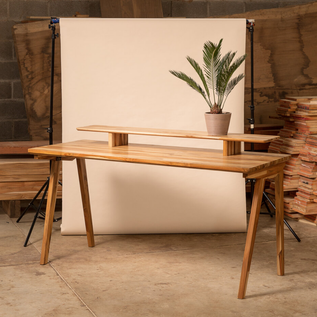 Divya Solid Teak Wood Study Table