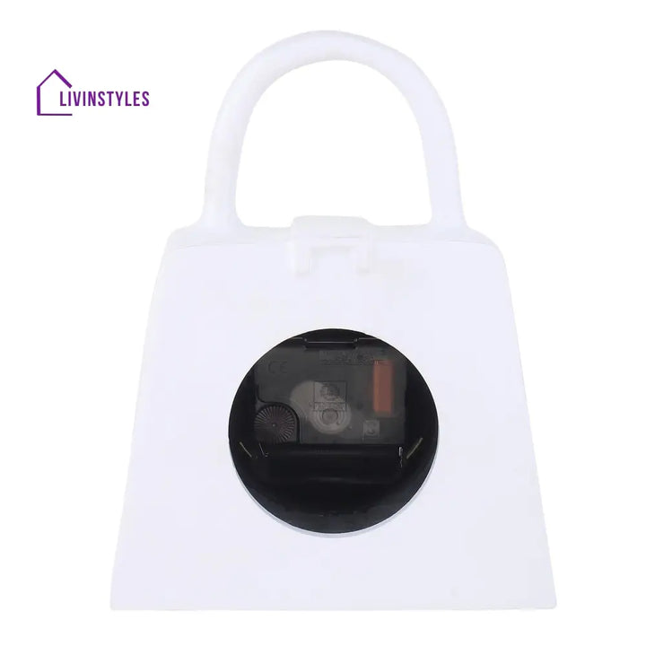 Bag Of Time Table Clock In White Clock