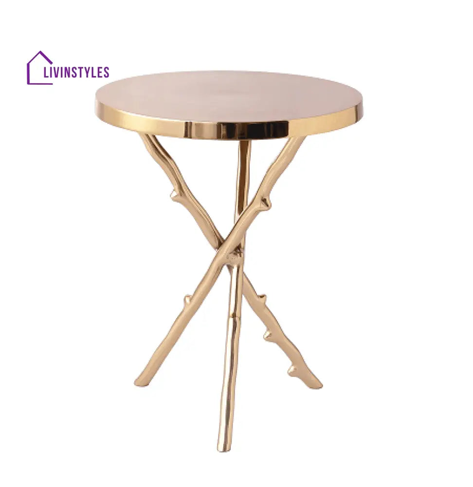 Bamboo Table Gold