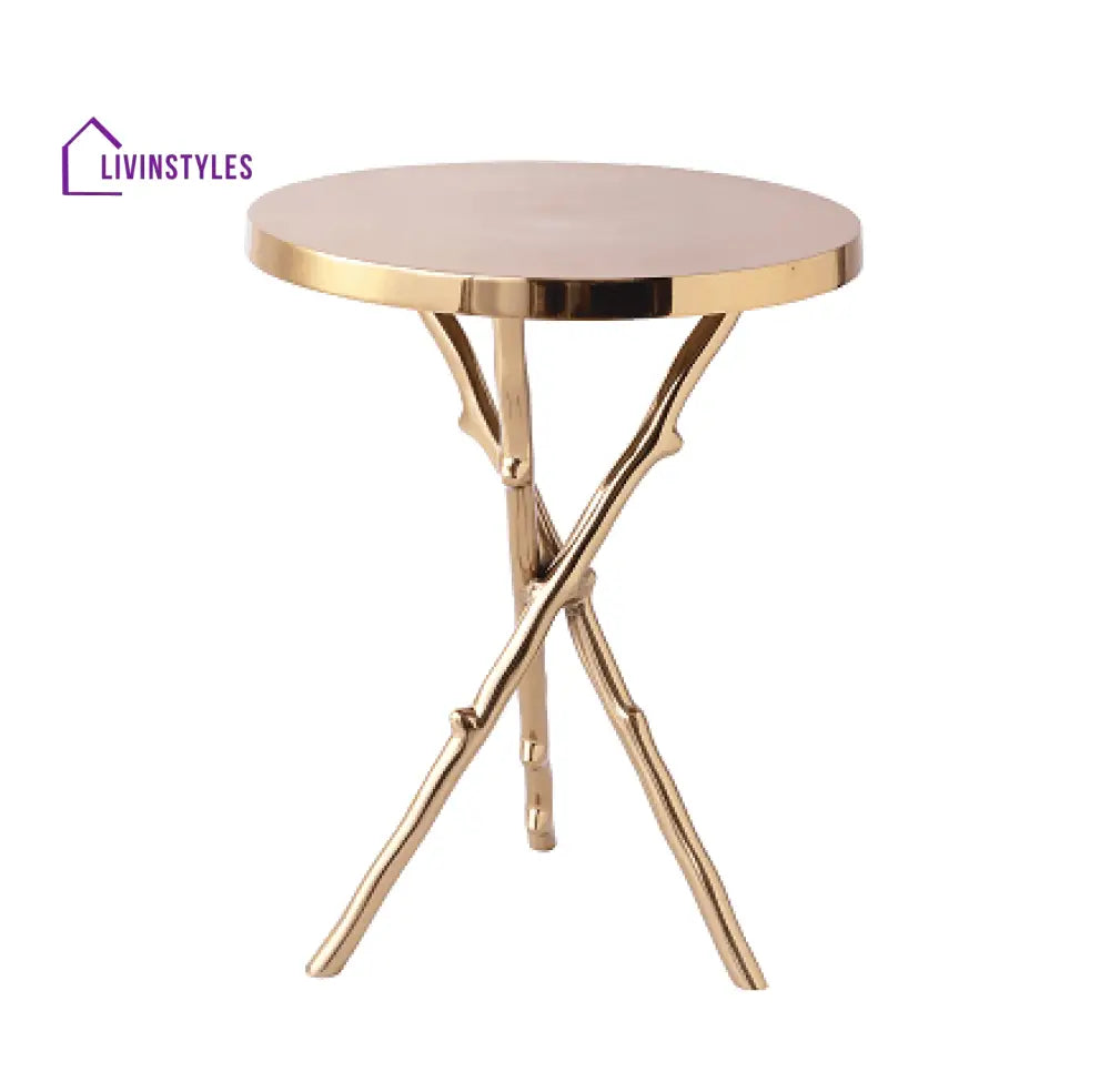 Bamboo Table Gold